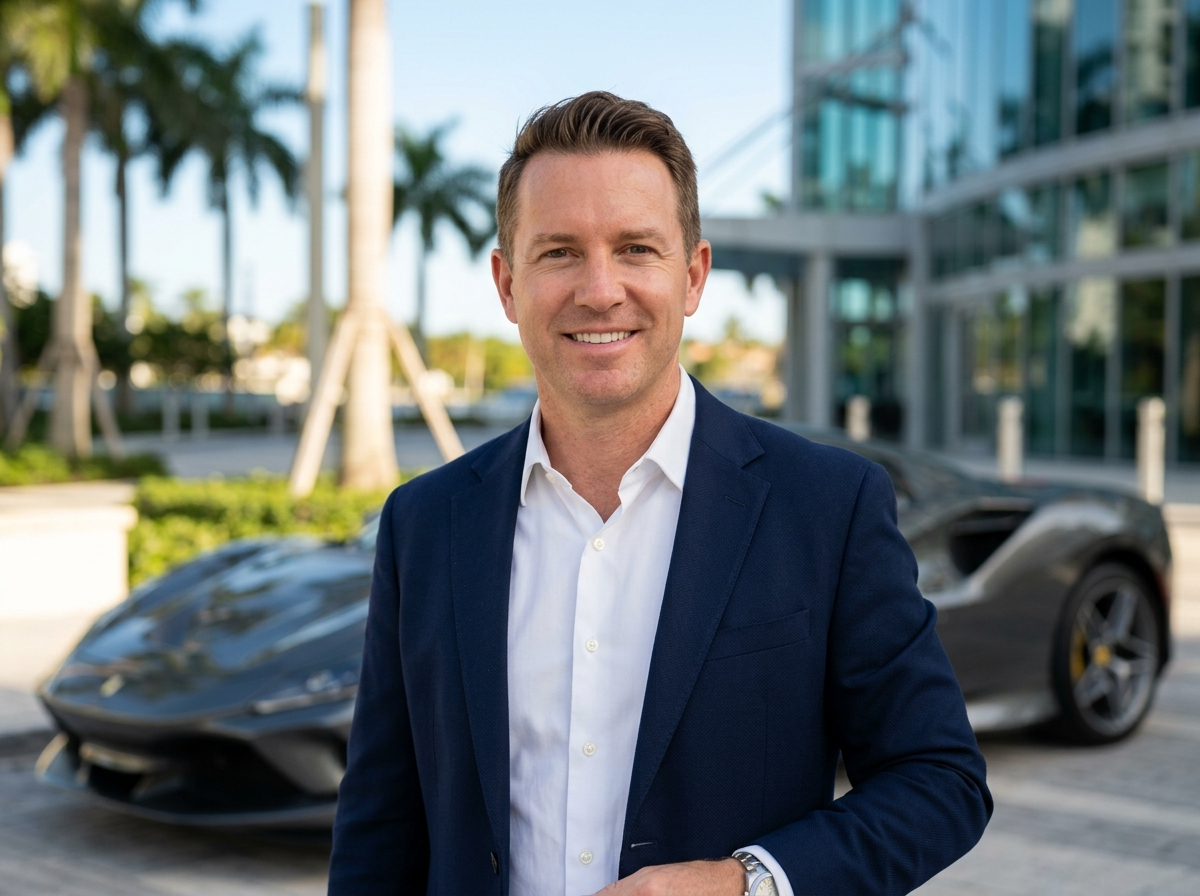 James K. testimonial avatar — business traveler client for Velaris Exotic Rentals Miami